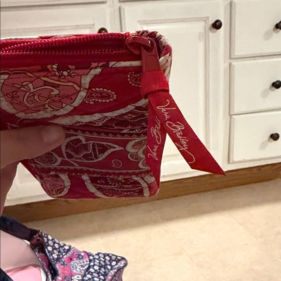 Retired Vera Bradley Rosy Posies floral paisley pattern accordion wallet - Picture 3 of 4